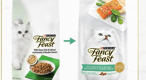 Fancy Feast With Ocean Fish & Salmon And Accents Of Garden Greens Gourmet
